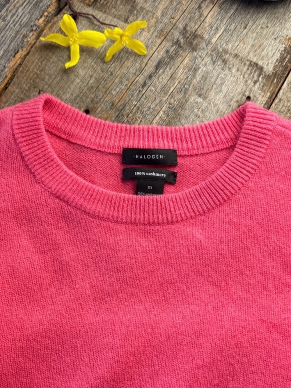 Halogen Cashmere Crewneck
Sweater Pullover Knit Watermelon Red-Pink Size Medium - Picture 8 of 10